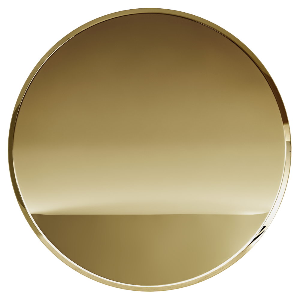 Unlacquered Polished Brass LIVING FINISH swatch