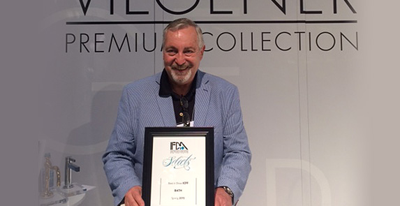 Franz Viegener won the “Best in Show” Award at Bath category by IFDA