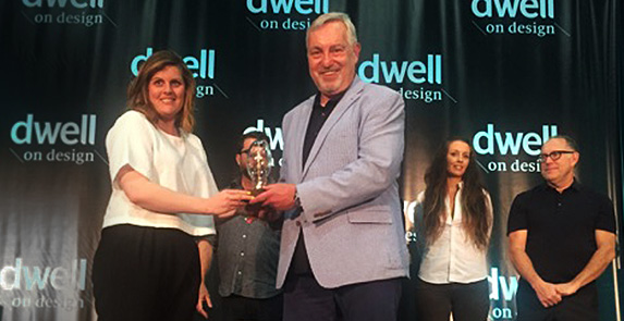 Franz Viegener received the Best in Show for Bath at DWELL on Design LA 2015